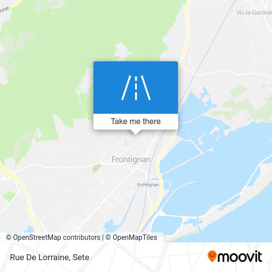 Mapa Rue De Lorraine