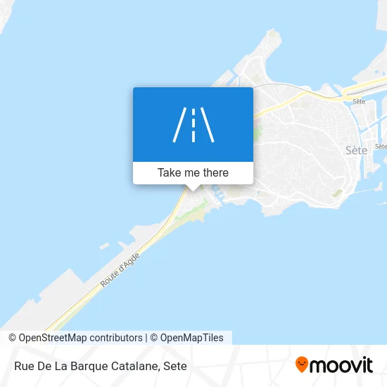 Rue De La Barque Catalane map