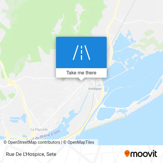 Mapa Rue De L'Hospice