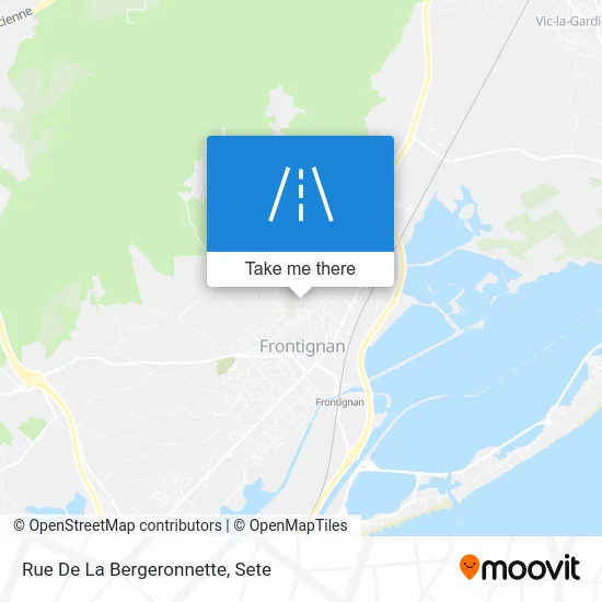 Mapa Rue De La Bergeronnette