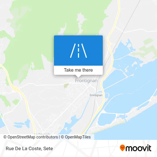 Mapa Rue De La Coste