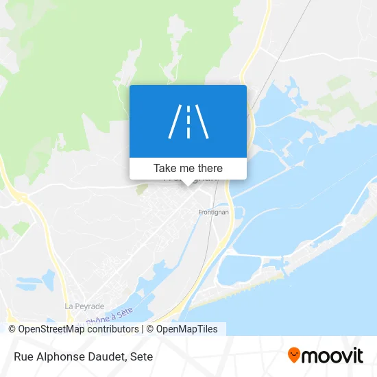 Mapa Rue Alphonse Daudet