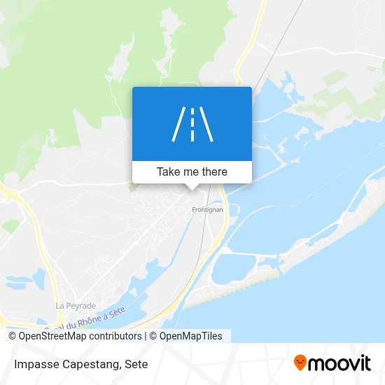 Impasse Capestang map
