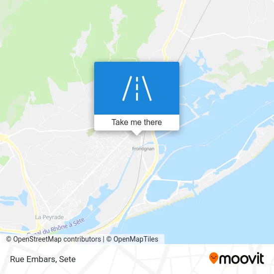 Rue Embars map