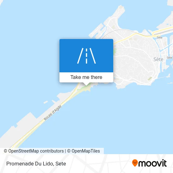 Promenade Du Lido map