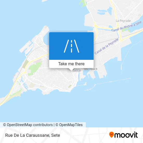 Rue De La Caraussane map