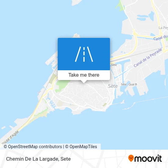 Chemin De La Largade map