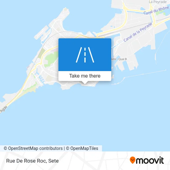 Rue De Rose Roc map