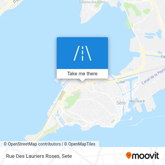 Rue Des Lauriers Roses map