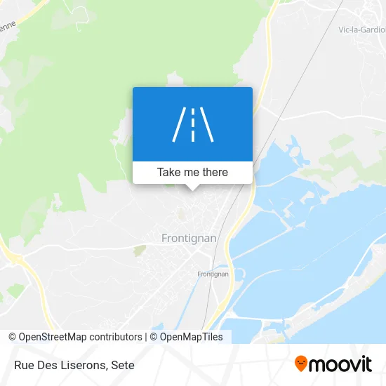 Mapa Rue Des Liserons