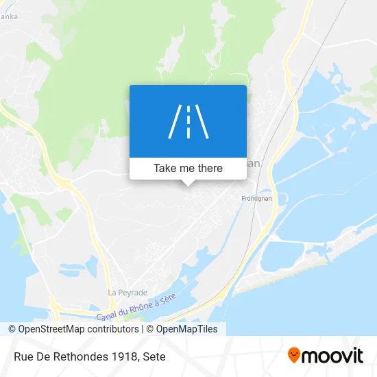 Mapa Rue De Rethondes 1918