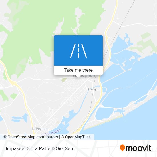 Impasse De La Patte D'Oie map