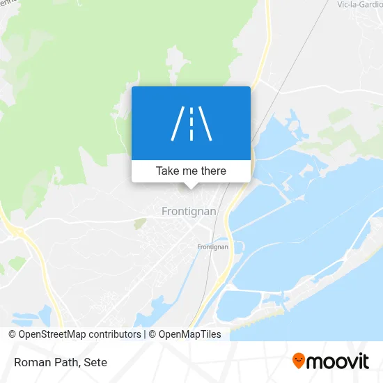 Chemin Des Romains map