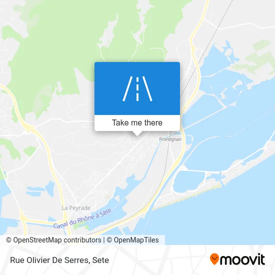 Rue Olivier De Serres map