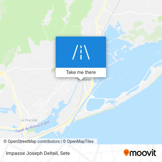 Impasse Joseph Delteil map