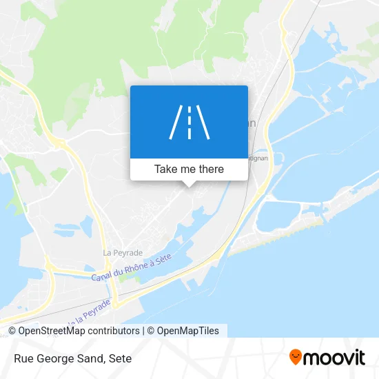 Rue George Sand map