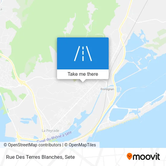 Mapa Rue Des Terres Blanches