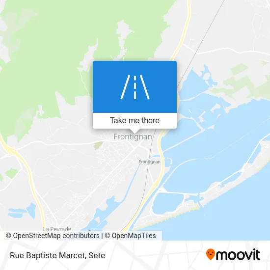 Mapa Rue Baptiste Marcet