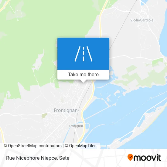 Mapa Rue Nicephore Niepce