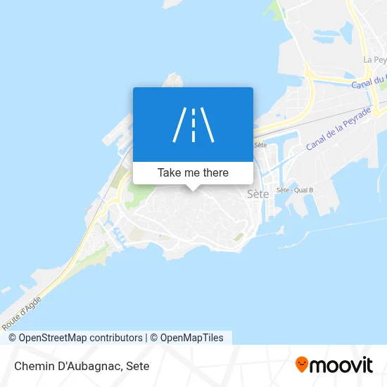 Chemin D'Aubagnac map