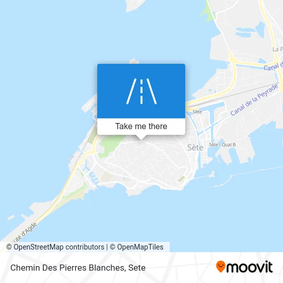 Chemin Des Pierres Blanches map