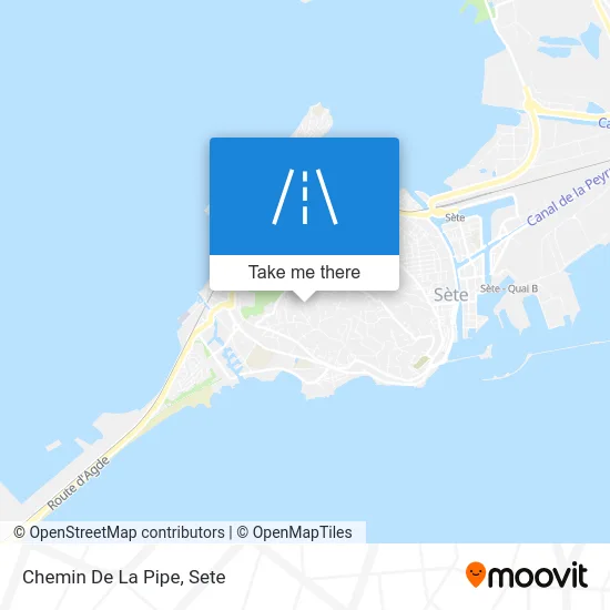 Chemin De La Pipe map