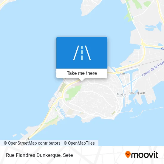 Rue Flandres Dunkerque map