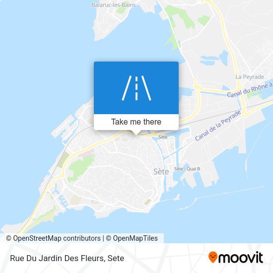 Rue Du Jardin Des Fleurs map