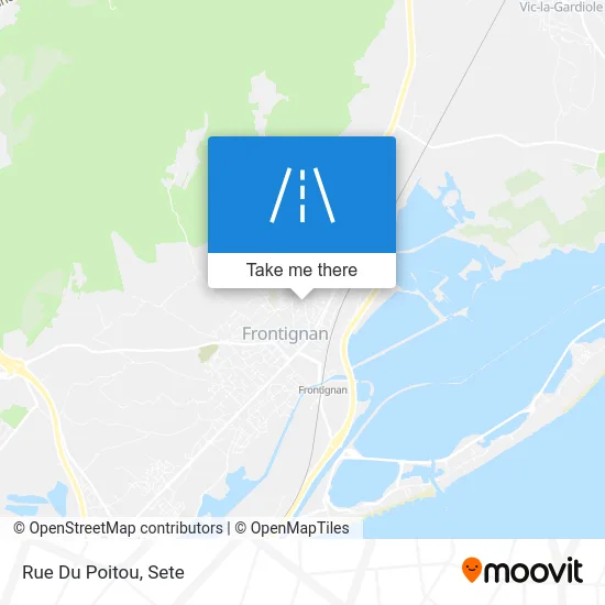 Mapa Rue Du Poitou