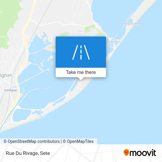 Mapa Rue Du Rivage