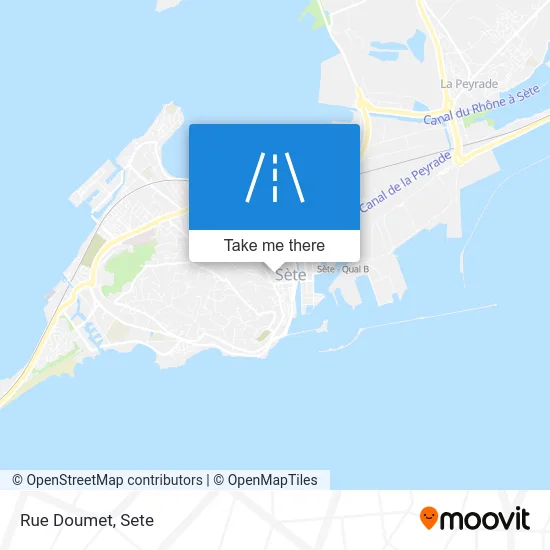 Rue Doumet map