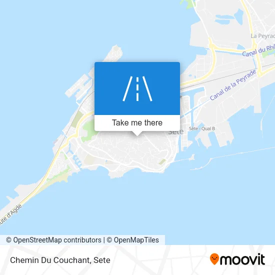 Chemin Du Couchant map