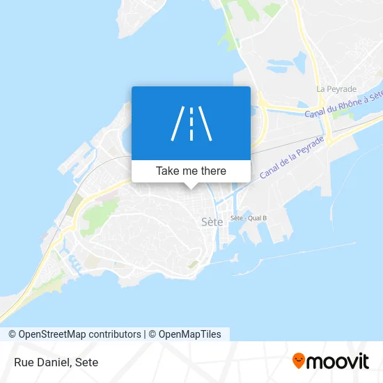 Rue Daniel map