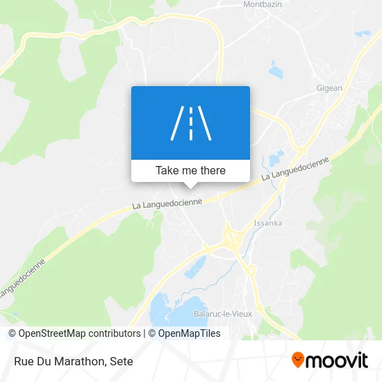 Rue Du Marathon map