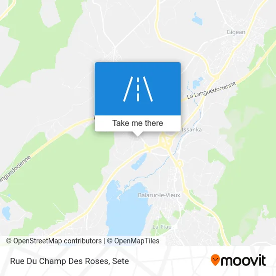 Rue Du Champ Des Roses map