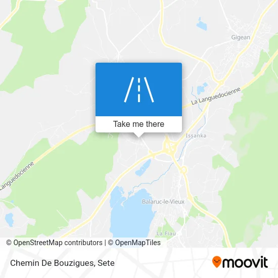 Chemin De Bouzigues map