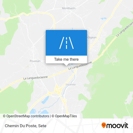 Chemin Du Poste map