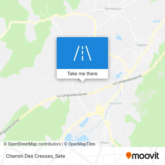 Chemin Des Cresses map