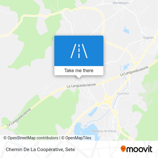 Chemin De La Coopérative map