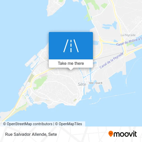 Rue Salvador Allende map