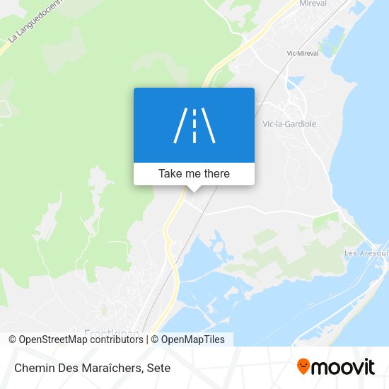 Chemin Des Maraîchers map