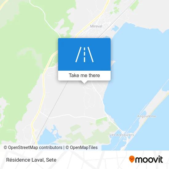 Mapa Résidence Laval