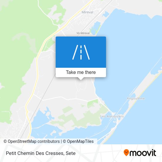 Petit Chemin Des Cresses map