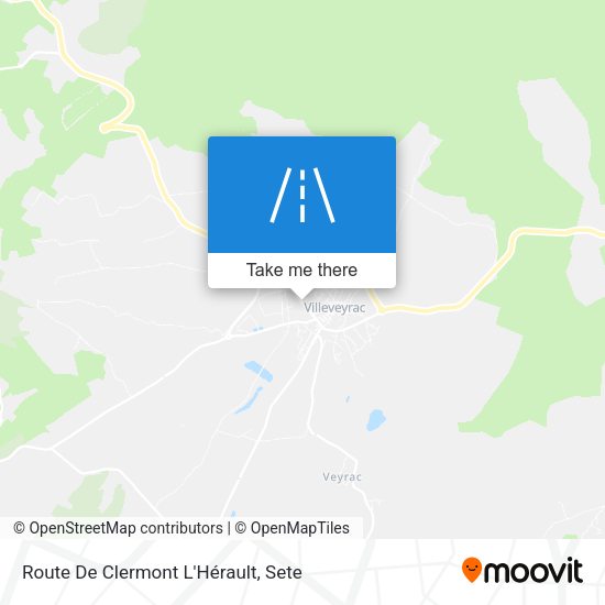 Route De Clermont L'Hérault map