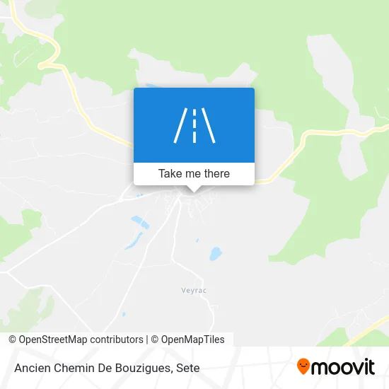 Ancien Chemin De Bouzigues map