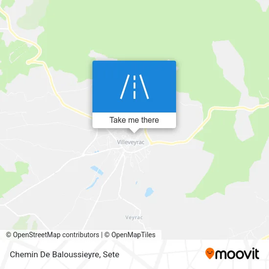 Chemin De Baloussieyre map