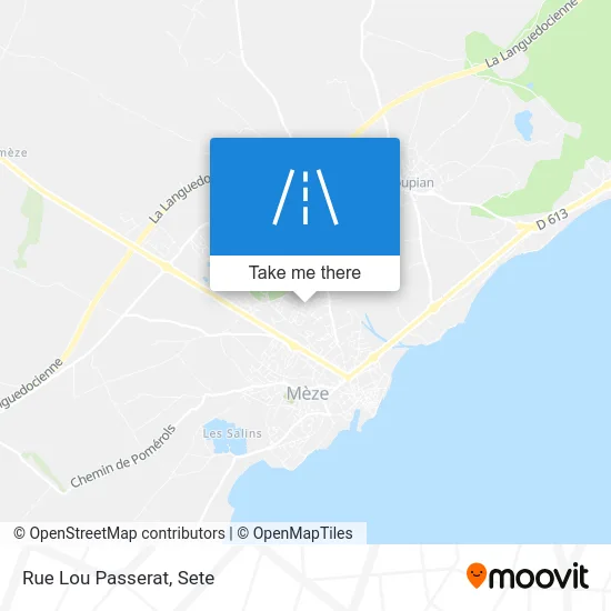 Mapa Rue Lou Passerat