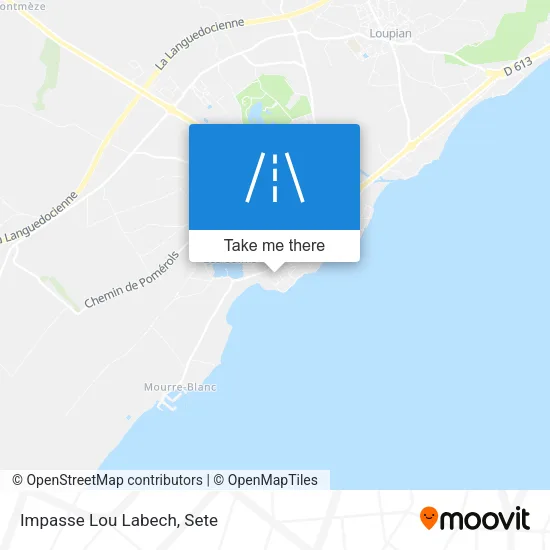 Impasse Lou Labech map