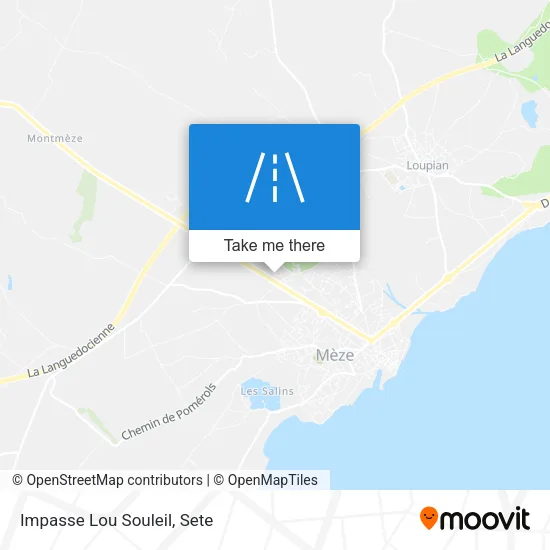 Impasse Lou Souleil map