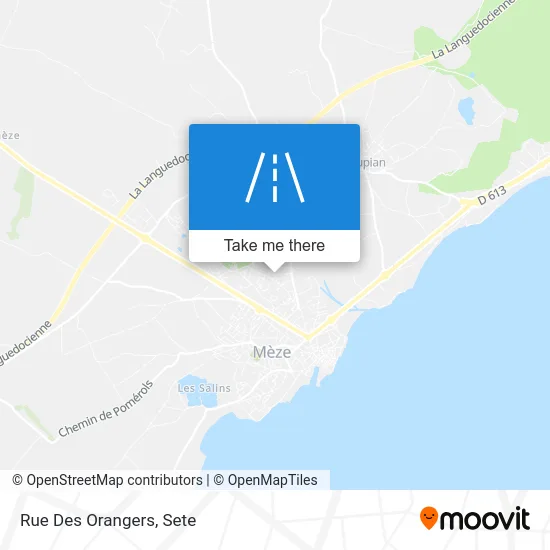 Mapa Rue Des Orangers
